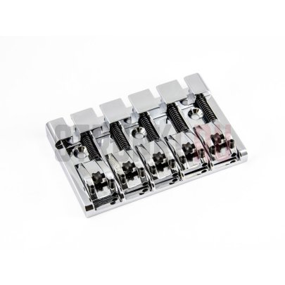 Бридж для 5-струнной бас-гитары ABM 3565c17, хром