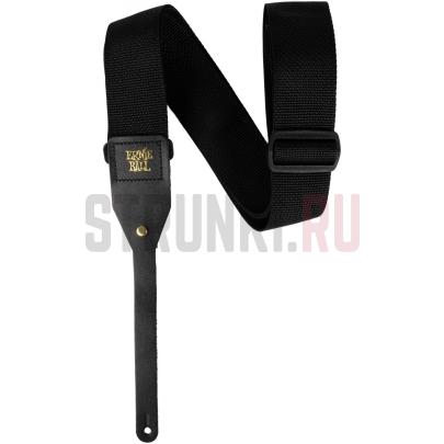 Ремень для гитары  ERNIE BALL 5365 POLYPRO ACOUSTIC BLACK, черный