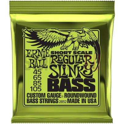 Струны для бас-гитары ERNIE BALL 2852 Nickel Wound Short Scale Slinky Regular 45-105