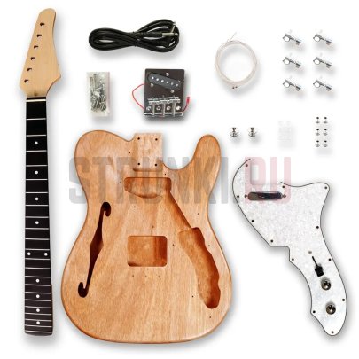 Комплект для самостоятельной сборки полуакустической гитары Telecaster, DIY BexGears