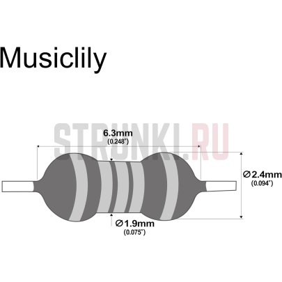 Резистор Musiclily MX3112 4,7 кОм