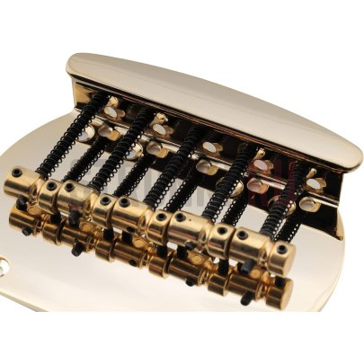 Бридж для 5-струнной бас-гитары Musiclily MX2825GD, золото