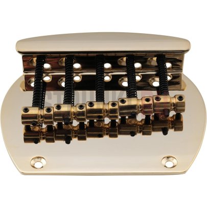 Бридж для 5-струнной бас-гитары Musiclily MX2825GD, золото