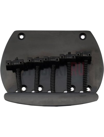 Бридж для 5-струнной бас-гитары Musiclily MX2825BK, черный