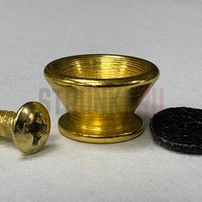 Крепление ремня D'Andrea EP-2G, золотое, 2 шт.