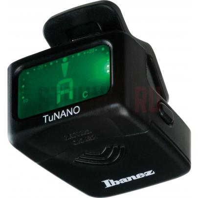 Тюнер-прищепка IBANEZ Tunano Clip Tuner, черный