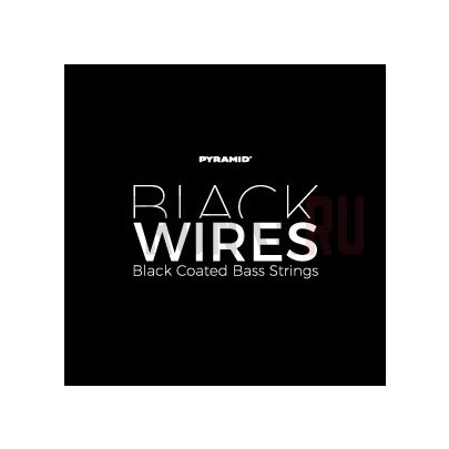 Струны для бас-гитары Pyramid Black Wires C850100 40-126