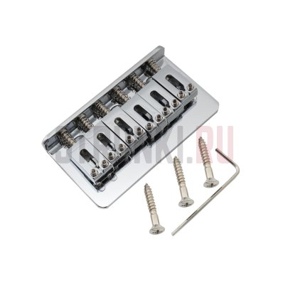 Бридж фиксированный Musiclily MX2601CR, хром