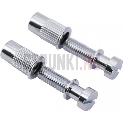 Футорка Musiclily MX2211CR-2 бриджа Tune-O-Matic, 2 шт, хром