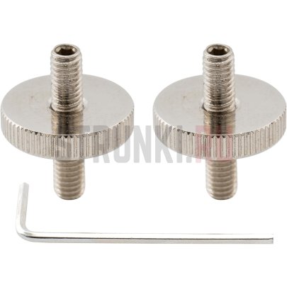 Футорка Musiclily MX2210NK-2 бриджа Tune-O-Matic ABR-1, 2шт, никель