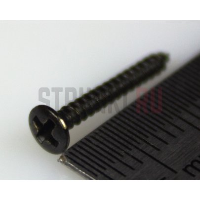 Paxphil WO2116-BK, cаморез для рамок хамбакера, черный (2.1x16mm)