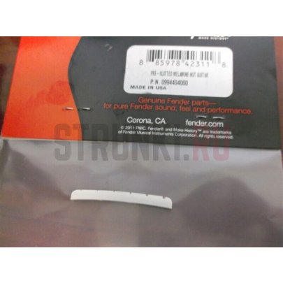 Порожек для электрогитары, Stratocaster-Telecaster Pre-Slotted Melamine String Nut 099-4404-000 (43.05 мм)