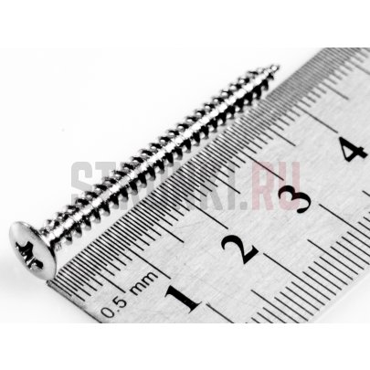 PARTSLAND WO4245CR, шуруп крепления грифа (4.0x45mm)