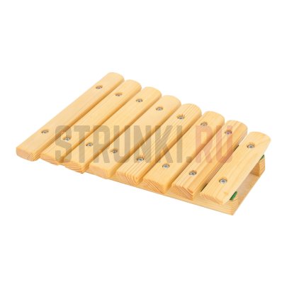 Ксилофон 8 нот, с резонатором, тонировка, Музыка Детям MD-KS-8P