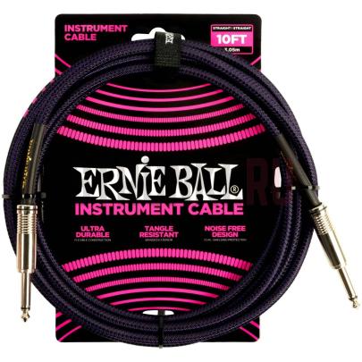 Кабель инструментальный ERNIE BALL 6393 3м. (прямой-прямой)