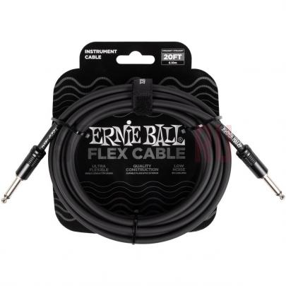 Кабель инструментальный ERNIE BALL 6435 6м. (прямой-прямой)