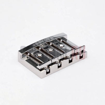 Бридж для 4-струнной бас-гитары Leo Quan Badass I, хром