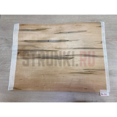 Клён Гуссано шпон для корпуса гитары Смешанный АА 0,5х450х550 мм