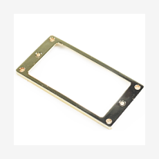Рамка для хамбакера металлическая, плоская PARTS MX0644, золото