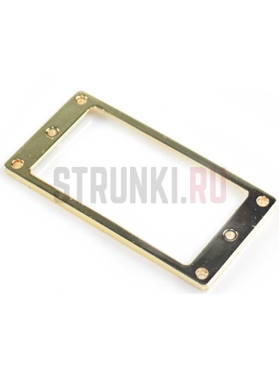 Рамка для хамбакера металлическая, плоская PARTS MX0644, золото