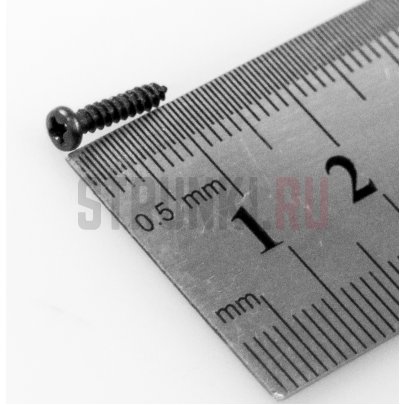 Musiclily MX0175, cаморез для колков или крышки анкера (2.1x8mm), черный