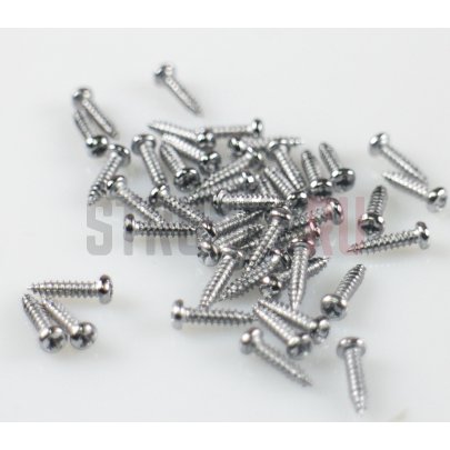 Musiclily MX0172, cаморез для колков или крышки анкера (2.5x7mm), хром