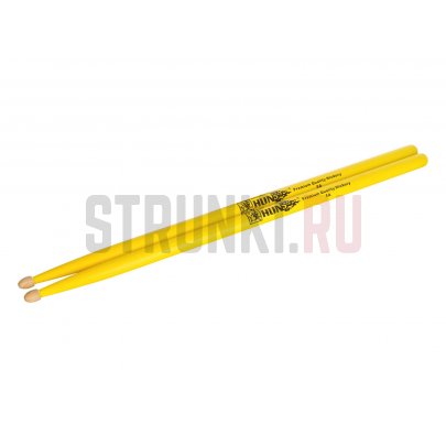 Барабанные палочки, орех гикори, желтые, HUN 1010100201018 Colored Series 5A YELLOW