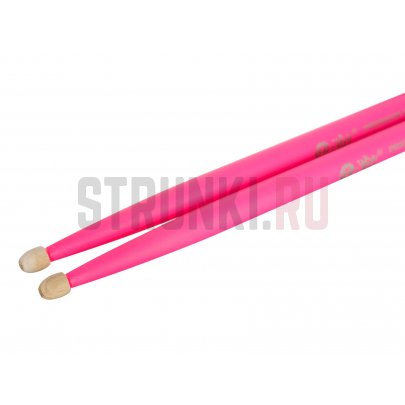 Палочки барабанные HUN 10101003002 Fluorescent Series 5A, орех гикори, деревянный наконечник