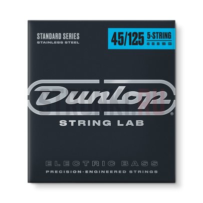 Струны для бас-гитары Dunlop DBS45125 Stainless Steel Medium 5 45-125