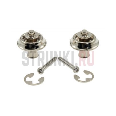 Комплект стреплоков (пара) DUNLOP SLS1101N ORIGINAL, металлик