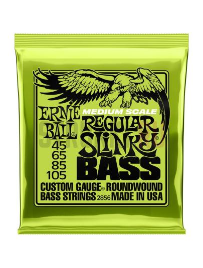 Струны для бас-гитары Ernie Ball 2856 Regular Slinky Medium Scale 45-105