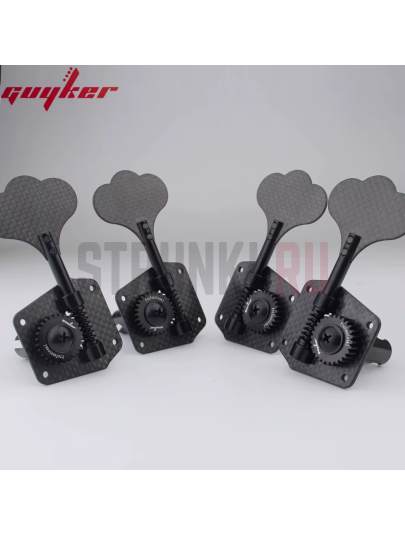Колки 2+2 для бас-гитары Guyker GK530T, карбон
