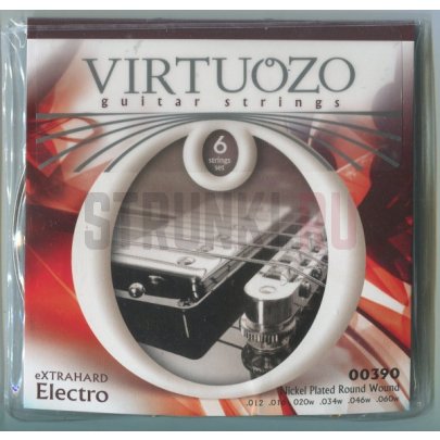 Струны для электрогитары Virtuozo 00390.eXTRAHARD Electro 12-60