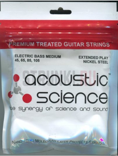 Струны для бас-гитары Acoustic Science 45-105NI 45-105 Nickel