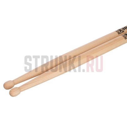 Палочки барабанные HUN 10101001025 Natural Series Rock, орех гикори, деревянный наконечник