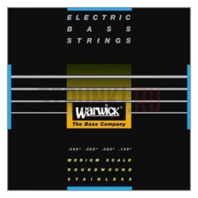 Струны для бас-гитары Warwick Black Label 40200M4 45-105