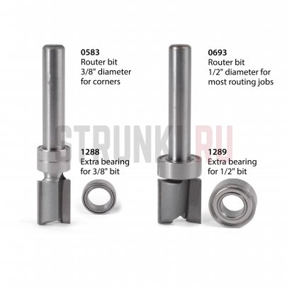Шарикоподшипниковые фрезы, Stewmac 0565, 2шт.