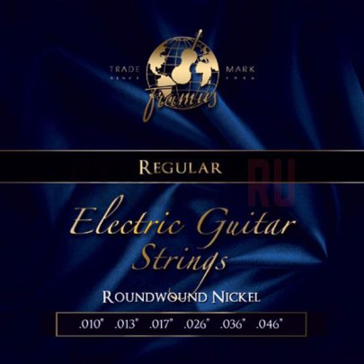 Струны для электрогитары Framus 45220REG Blue Label Nickel 10-46