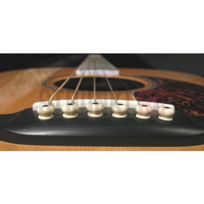 Втулка (бобышка) для акустической гитары черный матовый