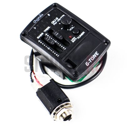 CHERUB GU-3 эквалайзер для укулеле, двухполосный, с тюнером.