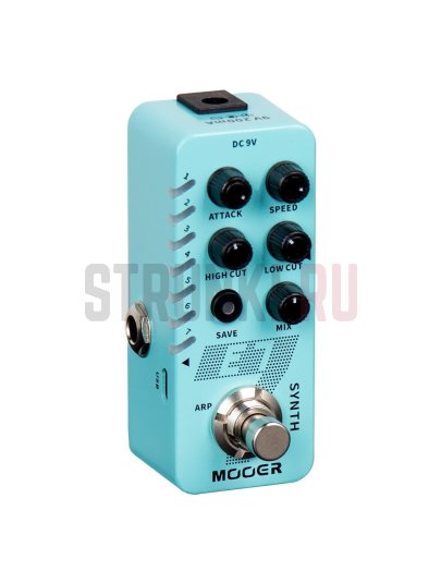 Педаль эффектов Mooer E7 Synth, полифонический синтезатор