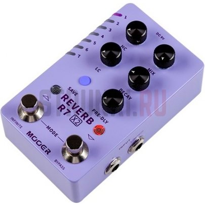 Педаль эффектов Mooer R7 Reverb X2