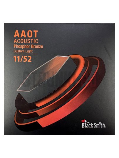 Струны для акустической гитары BlackSmith AAOT Acoustic Phosphor Bronze Custom Light 11-52