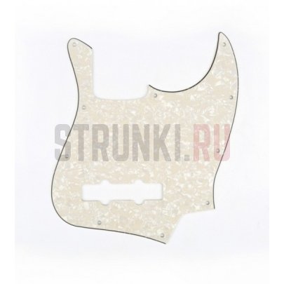 Панель для оригинального Fender Jazz Bass US/Mexico, Musiclily MX0413, кремовый перламутр
