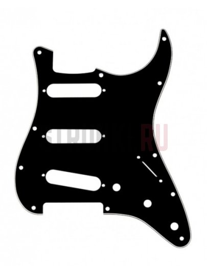 Панель для оригинального Fender Stratocaster US/Mexico, PARTS MX0112, черный