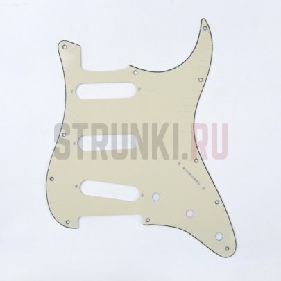 Панель для оригинального Fender Stratocaster US/Mexico, Musiclily MX0114, кремовый