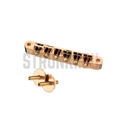 Сет замковый Бридж Paxphil BM001-GD + Струнодержатель Paxphil TS001-GD, золото