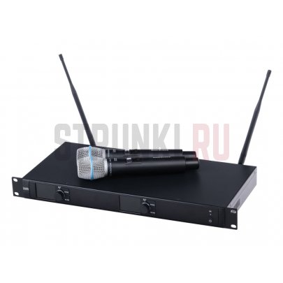 Беспроводная микрофонная система, 2 ручных передатчика, LAudio 6000-UH