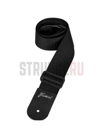 Ремень для гитары Rockstrap RST NB FRAMUS G, лого Framus, чёрный