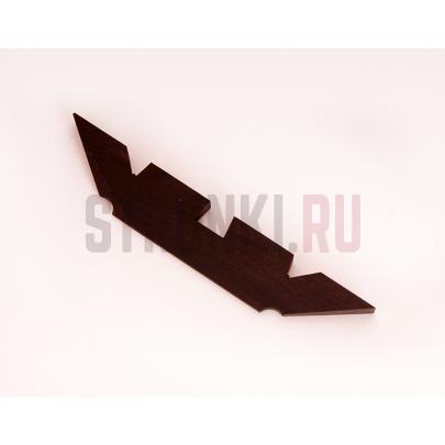 Подставка для балалайки прима, винтаж, черное дерево, Doff dbp-3